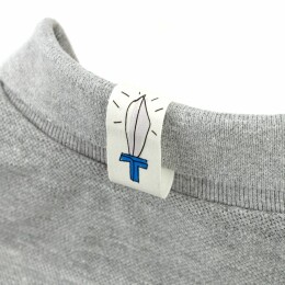 сделано в России Лейбл хлопковый Doni, S, беленый