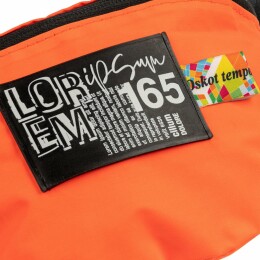 сделано в России Лейбл из ПВХ Dzeta, ХL, черный