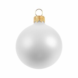 сделано в России Елочный шар Gala Matt в коробке, 6 см, белый