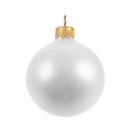 сделано в России Елочный шар Gala Matt в коробке, 6 см, белый