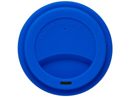 Разное Стакан с силиконовой крышкой "Cafe", синий