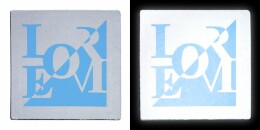 сделано в России Лейбл светоотражающий Tao, L, серый