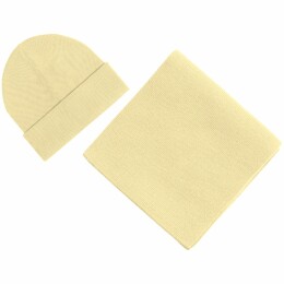 teplo Шапка Real Talk, светло-желтая (нарцисс)