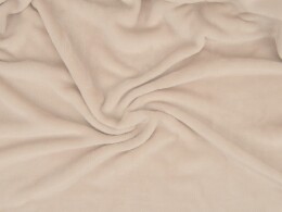 Разное Плед флисовый Natty из переработанного пластика, бежевый со светло-розовой лентой