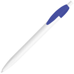 Lecce Pen Ручка шариковая X-1 WHITE, белый/синий непрозрачный клип, пластик