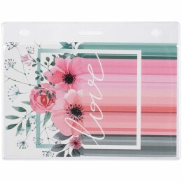 Разное Карман для бейджа Lucid, горизонтальный, из фактурного ПВХ