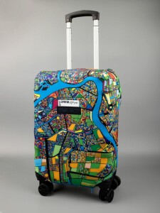 сделано в России Чехол на чемодан Kansi на заказ, неопрен