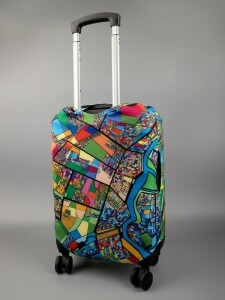 сделано в России Чехол на чемодан Kansi на заказ, неопрен