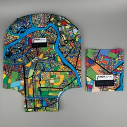 сделано в России Чехол на чемодан Kansi на заказ, неопрен