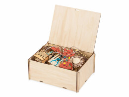 Разное Ёлочная гирлянда с лампами в подарочной коробке «Достопримечательности России»