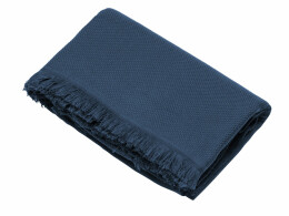 Разное Плед "Lina"133x180 см., 100% хлопок, синий