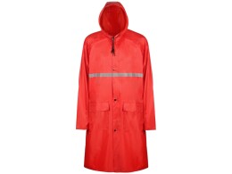 US Basic Длинный дождевик Lanai из полиэстера со светоотражающей тесьмой, красный
