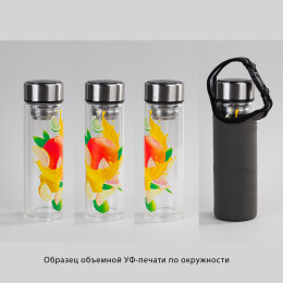 SOFTOUCH Заварочный термос "Остин_Fresh" 320 мл в чехле