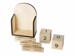 Разное Настольный деревянный вечный календарь