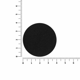 сделано в России Наклейка тканевая Lunga Round, M, черная