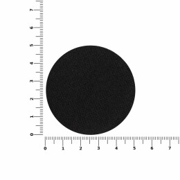 сделано в России Наклейка тканевая Lunga Round, M, черная