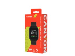 CANYON Смарт-часы со встроенным плеером Canyon SaltSW-78, черный