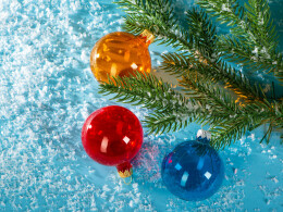 Разное Стеклянный шар красный полупрозрачный, заготовка шара 6 см, цвет 13