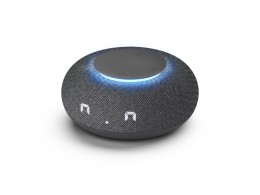 VK Умная колонка VK Капсула Мини с голосовым помощником Марусей, темный серый