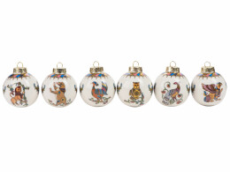 Разное Набор новогодних шаров, 6 шт.