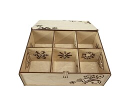 Разное Набор новогодних шаров, 6 шт.