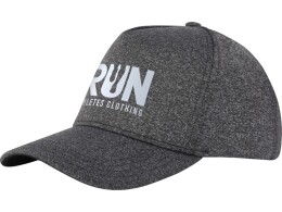 Elevate 5-панельная стрейчевая кепка Manu, темно-серый