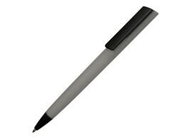 Разное Ручка пластиковая soft-touch шариковая «Taper», серый/черный