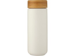 Avenue Lumi керамическая кружка объемом 300 мл с бамбуковой крышкой, белый