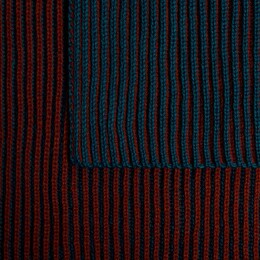 Sherst Шарф Nobilis, бирюзовый с терракотовым
