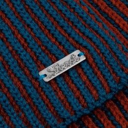 Sherst Шарф Nobilis, бирюзовый с терракотовым