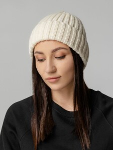 Sherst Шапка Uni, молочно-белая