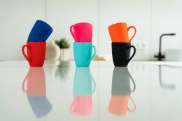 Разное Кружка Good Morning с покрытием софт-тач, бирюзовая