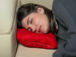 Разное Плед для путешествий Flight в чехле с ручкой и карманом, темно-синий