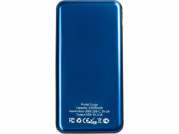 Evolt Внешний аккумулятор «Forge» v.2 металл, 10000mah, синий
