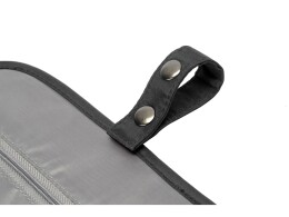 Разное Несессер для путешествий со съемной косметичкой "Flat", черный