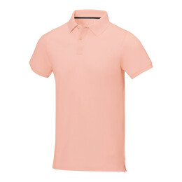 Elevate Calgary мужская рубашка-поло с коротким рукавом, pale blush pink