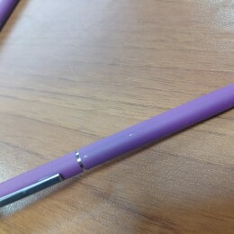 Разное Ручка-стилус шариковая "Jucy Soft" с покрытием soft touch, фиолетовый (Р)