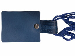 Авоська дарит надежду Авоська Dream L наплечная 25 литров с кожаными ручками, синий (12)