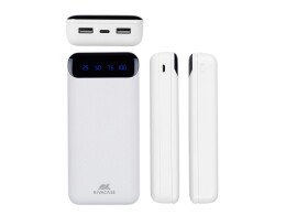 RIVACASE RIVACASE VA2280 (20000mAh) с дисплеем, белый, внешний аккумулятор /24