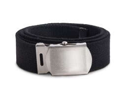 Разное Ремень на пояс Canvas из ткани с металлической пряжкой, черный