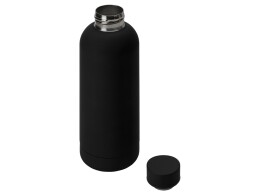 Waterline Вакуумная термобутылка "Cask" Waterline, soft touch, 500 мл, черный (Р)
