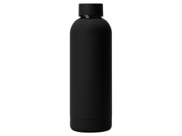 Waterline Вакуумная термобутылка "Cask" Waterline, soft touch, 500 мл, черный (Р)