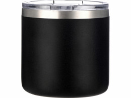 Waterline Кружка стальная Alaska с крышкой слайдером, powder coating, черный