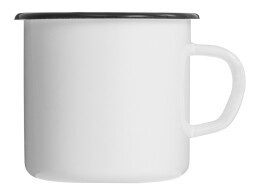 Разное Кружка эмалированная с ободком, белая
