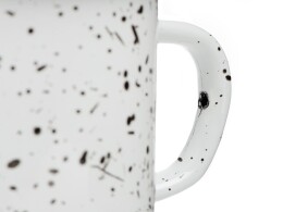 Разное Кружка эмалированная с ободком, всплеск