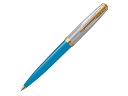 Parker Шариковая ручка Parker 51 Premium Turquoise GT стержень: M, цвет чернил: black, в подарочной упаковке.