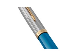 Parker Шариковая ручка Parker 51 Premium Turquoise GT стержень: M, цвет чернил: black, в подарочной упаковке.
