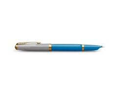 Parker Перьевая ручка Parker 51 Premium Turquoise GT перо; M, чернила: Black, Blue, в подарочной упаковке.