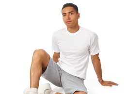 US Basic Футболка из френч терри «Warsaw» унисекс 220гр, белый