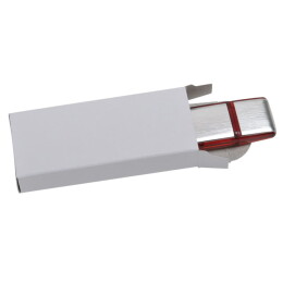 Happy gifts Коробка под USB flash-карту, 8х3,5х1,5см, картон, шелкография